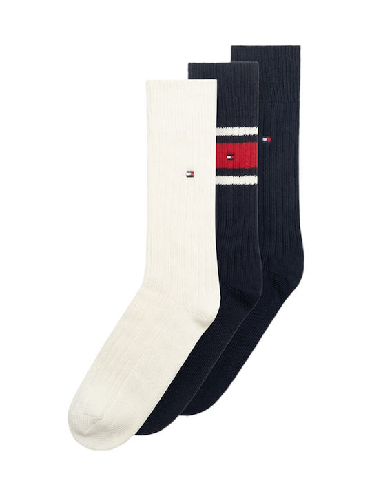 Tommy Hilfiger Ανδρικές Κάλτσες Navy Και Λευκές 3Pack