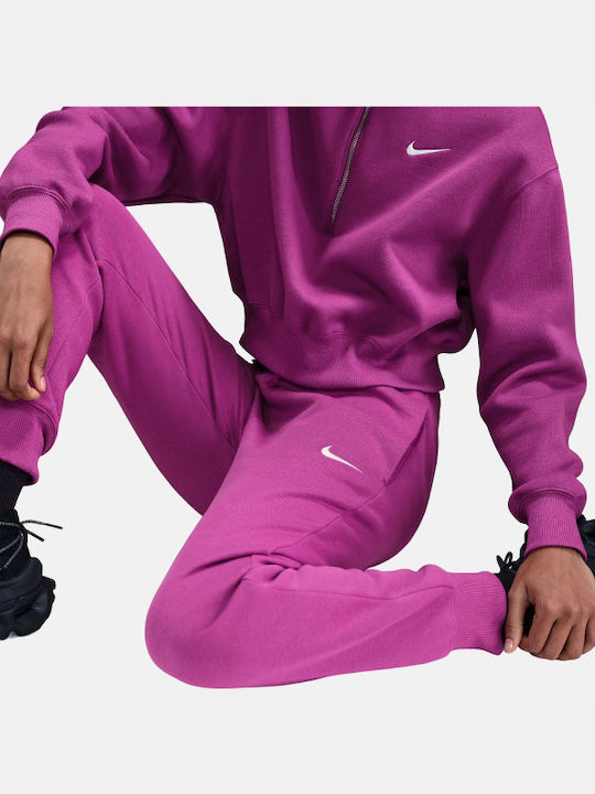 Sweatpants Jogger Fleece Purple