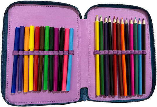 Penar Must Echipat 2 Compartimente 15x5x21cm Frozen Feel Spirit Multicolor 000564317