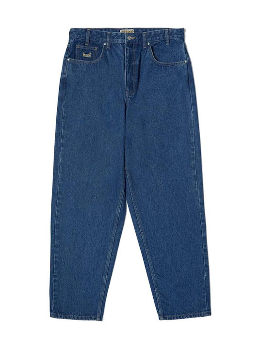 Men's Jeans Pants Stone Wash Indigo