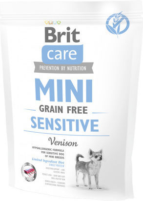 Brit Care Sensitive Mini 7kg Dry Food Grain-Free & Gluten-Free for Adult Small Breed Dogs with Deer