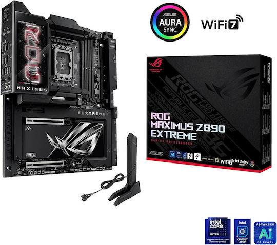 Asus ROG Maximus Z890 Extreme Wi-Fi Дънна платка Extended ATX с Intel 1851 Сокет