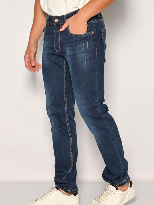 Herren Jeanshose Elastischer Regular Fit Blaue