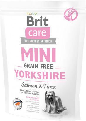 Brit Care Mini Grain Free Yorkshire 2kg Ξηρά Τροφή χωρίς Σιτηρά για Ενήλικους Σκύλους Μικρόσωμων Φυλών με Σολομό και Τόνο