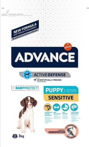 Affinity Advance Sensitive Puppy 3kg Dry Food Gluten-Free for Puppies with Salmon