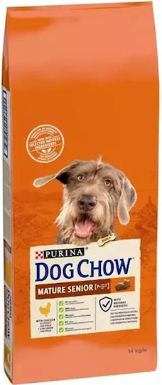 Dog Chow Mature Senior 7+ 14kg Ξηρά Τροφή για Ηλικιωμένους Σκύλους με Κοτόπουλο