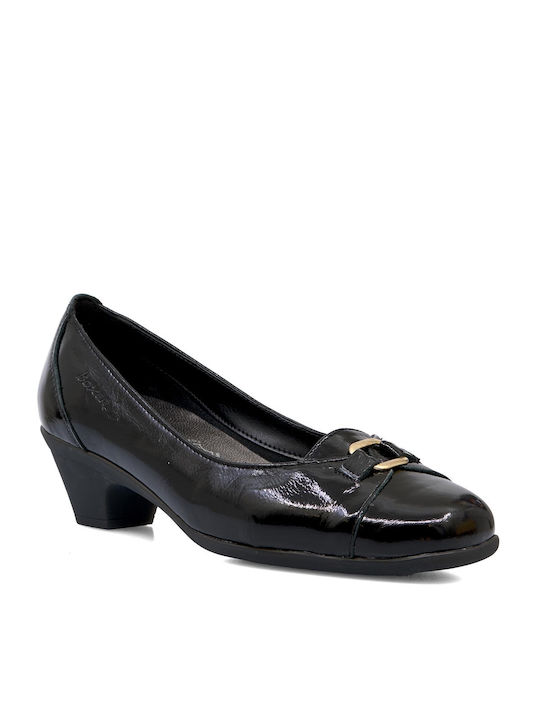 Boxer Patent Leather Black Heels