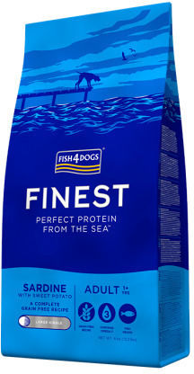 Fish4Dogs Finest Ocean White Fish 6kg Hrană Uscată pentru Câini Adulţi cu Pește