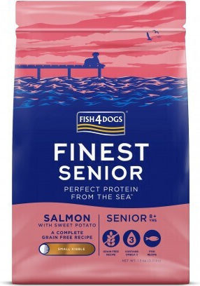 Fish4Dogs Finest Salmon Senior Small 1.5kg Hrană Uscată pentru Câini Seniori de Rase Mici cu Somon