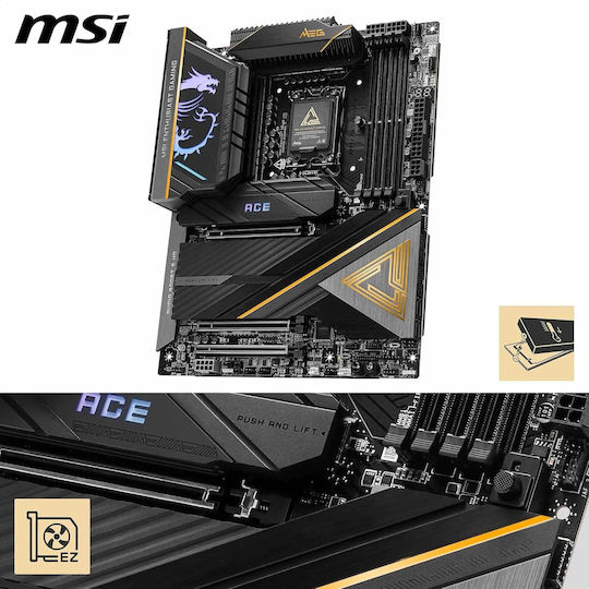 MSI MEG Z890 Ace Wi-Fi Motherboard ATX with Intel 1851 Socket
