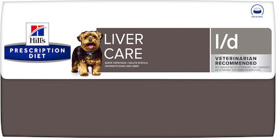 Hill's Prescription Diet Canine L/D Liver Care 1.5kg Dry Food for Dogs Gluten-Free with Meat and Liver