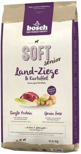Bosch Petfood Concepts Soft Senior 12.5kg Dry Food Grain-Free & Gluten-Free for Senior Neutered Dogs with Meat and Potatoes