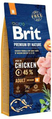 Brit Premium By Nature Adult Medium 8kg Dry Food Gluten-Free for Adult Medium Breed Dogs with Chicken