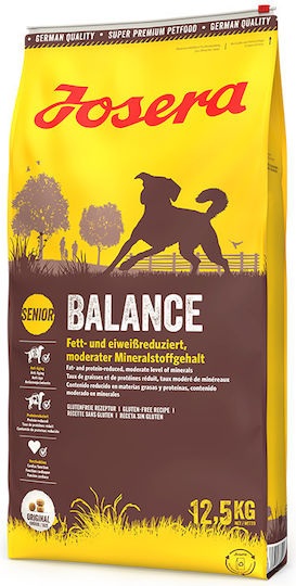 Josera Balance 12.5kg Dry Dog Food Light Gluten Free for Elderly Dogs with Chicken and Rice