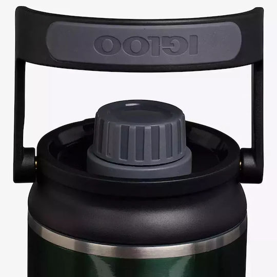 Igloo Igloo Thermos Bottle 1.064L Green with Straw and Handle