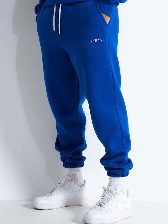 Sweatpants with Elastic Blue
