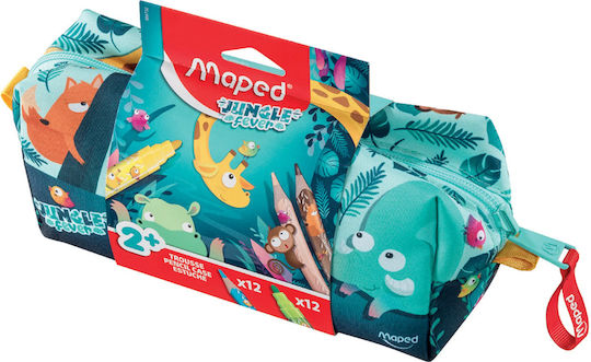 Maped Jungle Fever Filled Pencil Case