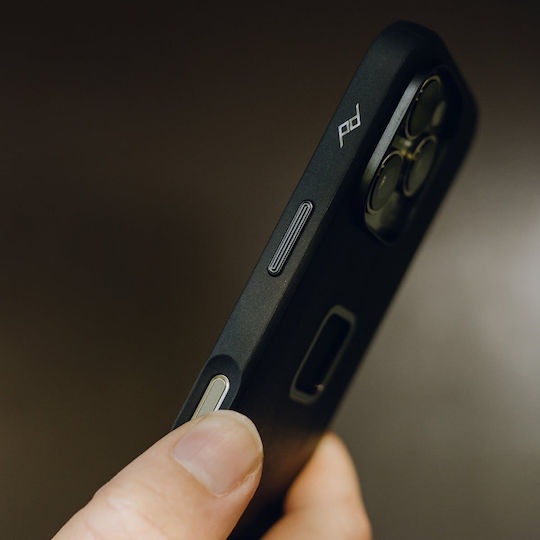 Peak Design Everyday Back Cover Σιλικόνης Μαύρο (iPhone 16 Pro)