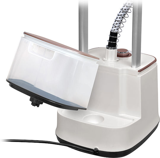 Heinrich's Garment Steamer Floor 1900W with Tank 2.4lt White
