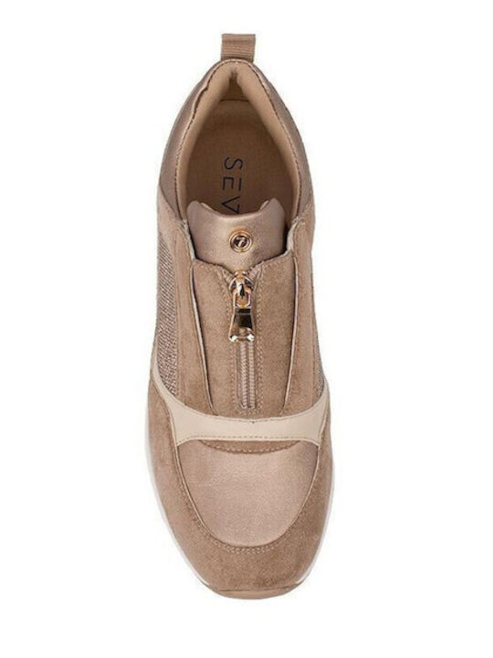 Sneakers Beige / Pink