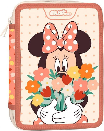 Minnie Mouse Pencil Case Full with 3 Compartments