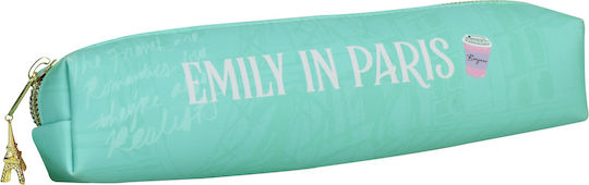 Gim Pencil Case Barrel with 1 Compartment Turquoise