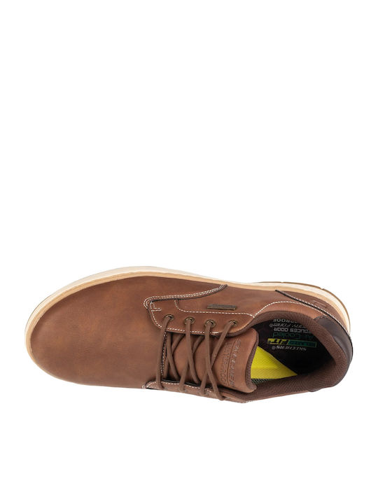 Garlan Pryor Men's Leather Casual Shoes Brown