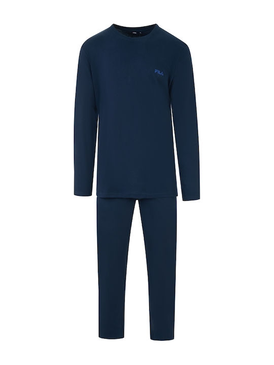 FILA Χειμερινή Ανδρική Πιτζάμα Navy