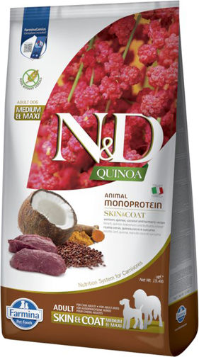 Farmina Quinoa 2.5kg Dry Food Grain-Free & Gluten-Free for Adult Dogs with Deer