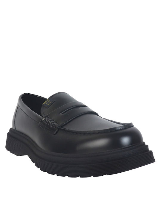 Replay Men's Synthetic Leather Loafers Black