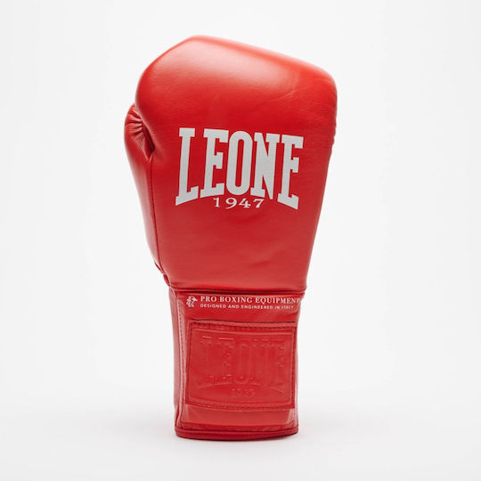 Leone 1947 Γάντια Πυγμαχίας για Αγώνα Κόκκινα