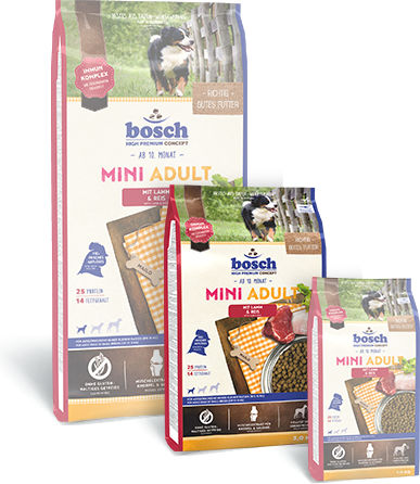 Bosch Petfood Concepts Mini Adult Lamb & Rice 3kg Ξηρά Τροφή χωρίς Γλουτένη για Ενήλικους Σκύλους Μικρόσωμων Φυλών με Αρνί και Ρύζι