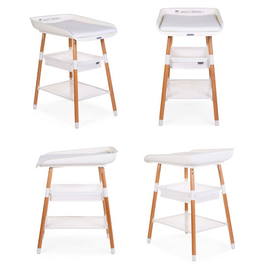 Childhome Evolux Wickeltisch Naturweiß