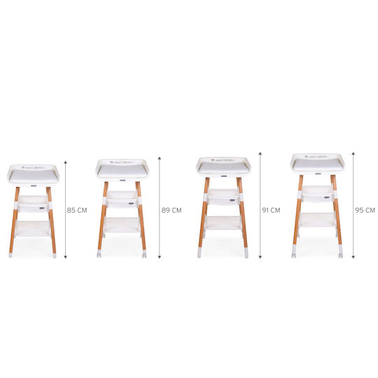 Childhome Evolux Wickeltisch Naturweiß