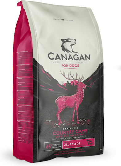 Canagan Country Game 12kg Dry Food for Small Breed Dogs with Duck and Deer
