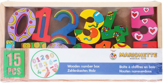 Set de Simboluri și Figuri Matematice din Lemn Marionetă