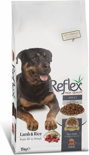 Reflex Lamb & Rice 15kg Dry Food for Adult Dogs with Lamb and Rice