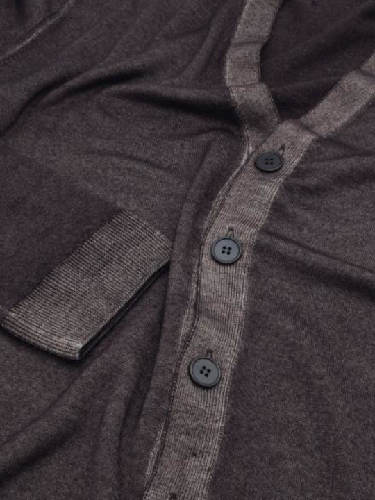 Ανδρική Ζακέτα Πλεκτή Brown
