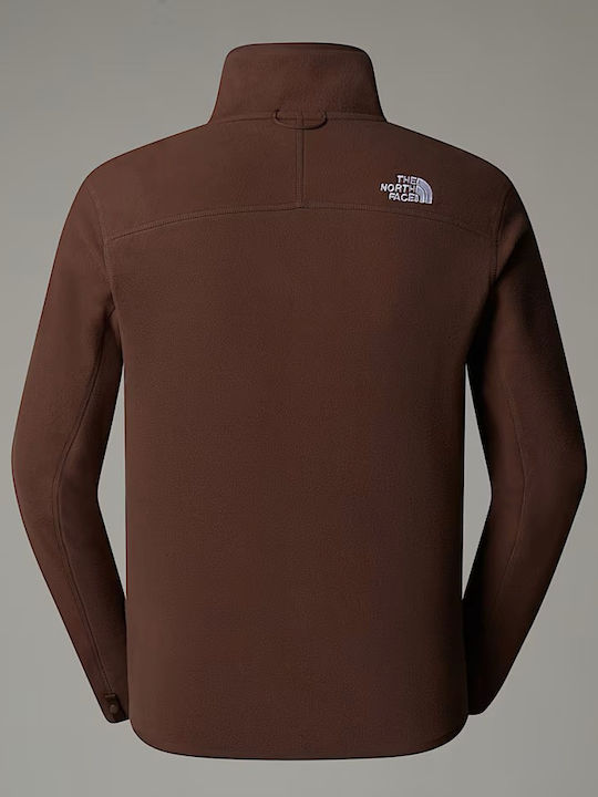 The North Face Men's Fleece Cardigan with Zipper Smokey Brown