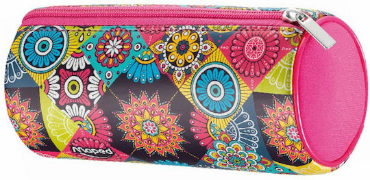 Maped Mosaics Pencil Case Barrel Various Colours