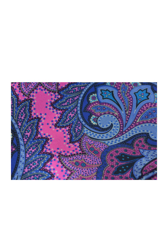 Silk Scarf Pink Paisley Width 33 cm