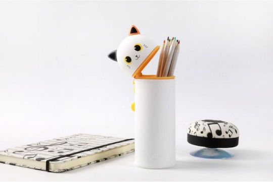 I-Total Pencil Case Silicone Barrel White