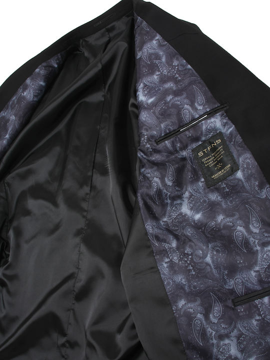 Men's Winter Suit Jacket Black