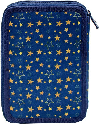 Must Team Pencil Case Full with 2 Compartments Blue
