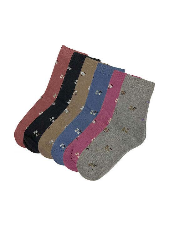 Ustyle Дамски Чорапи Multicolored 6Пакет