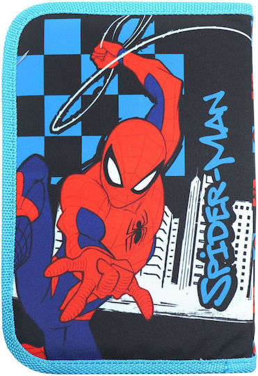 Spiderman Pencil Case Full with 1 Compartment Blue