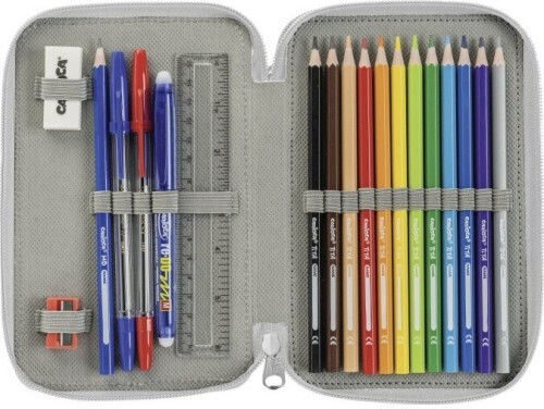 Carioca Fluo Pencil Case Black