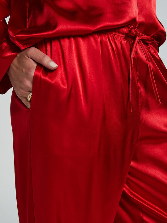 Hunkemöller Winter Women's Pajama Trousers Chili Pepper