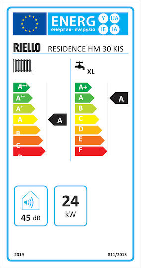Riello Boiler Condensare Cazane cu arzător 25800kcal/h
