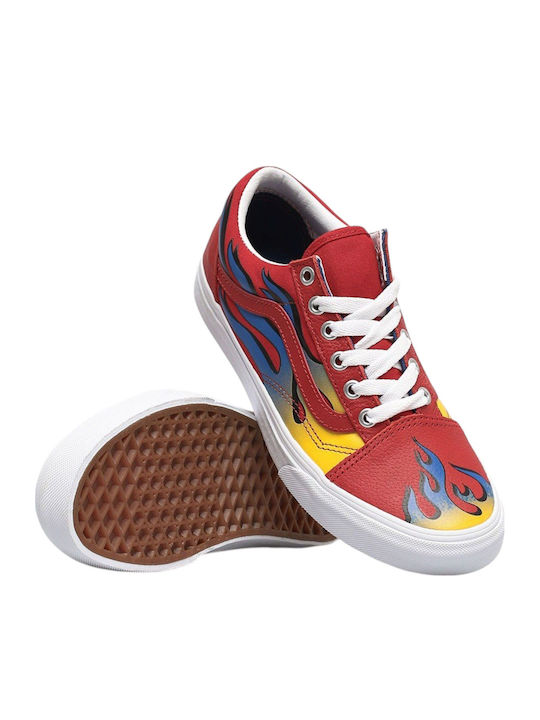 Old Skool Herren Sneakers Racer Red-true Blue